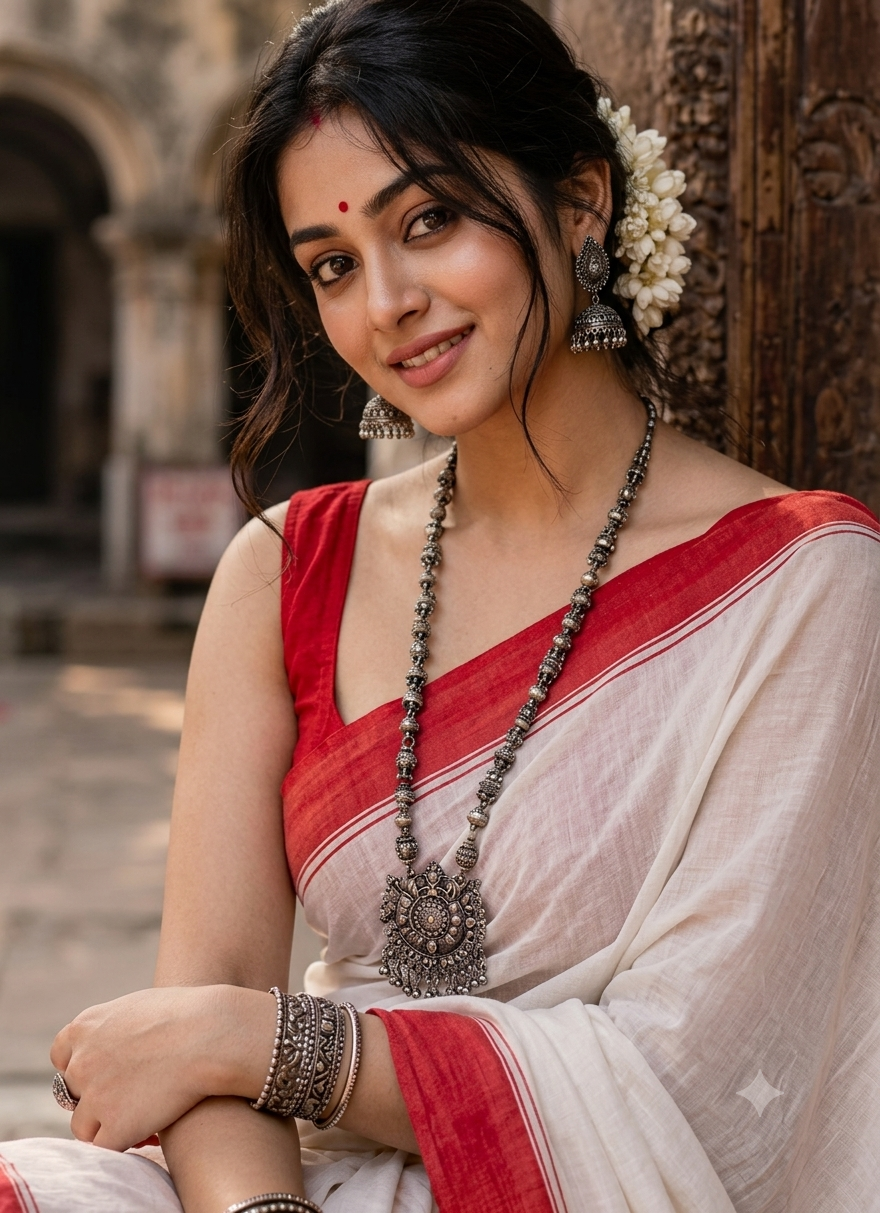 beautiful young Bengali woman